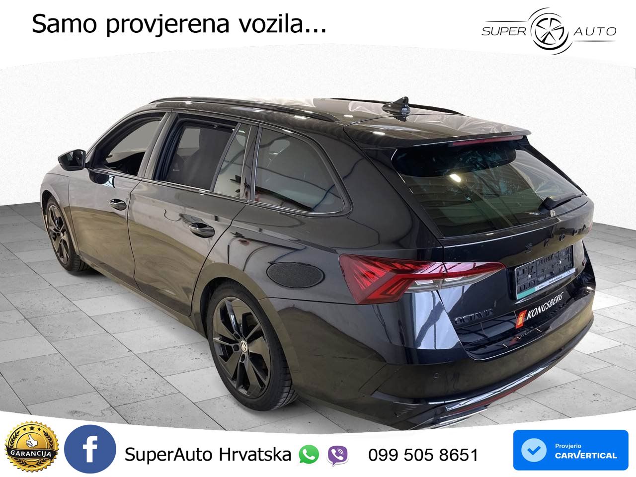 Škoda Octavia Combi RS 2.0 TDI (200 KS) DSG LED+GR SJED+ACC