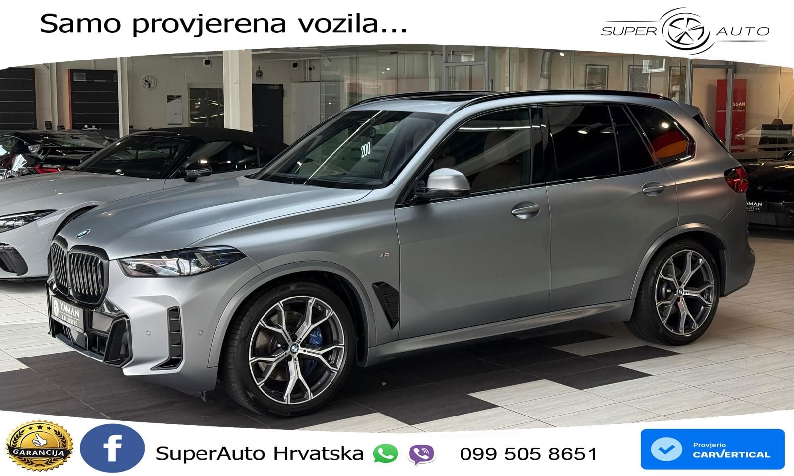 BMW X5 30d (298 KS) xDrive Steptronic M Sport ZRAČNI+ACC+GR SJED+KAM+PANO