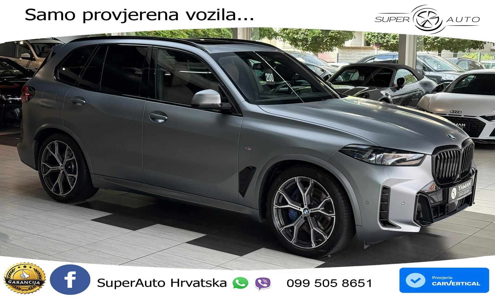 BMW X5 30d (298 KS) xDrive Steptronic M Sport ZRAČNI+ACC+GR SJED+KAM+PANO