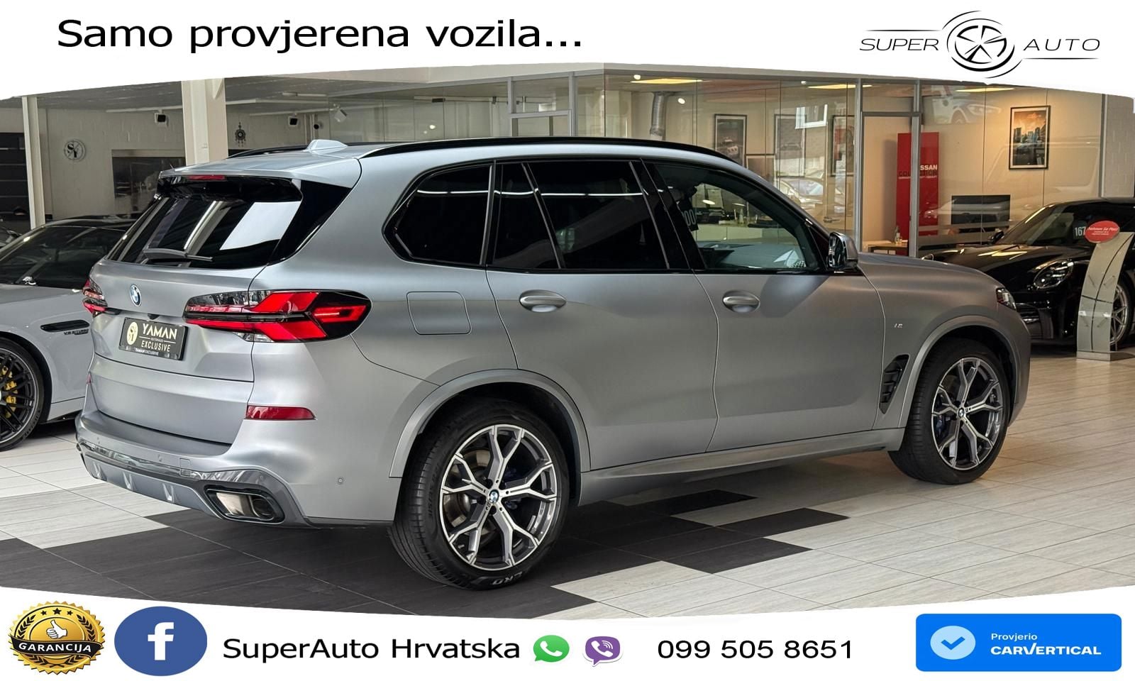BMW X5 30d (298 KS) xDrive Steptronic M Sport ZRAČNI+ACC+GR SJED+KAM+PANO