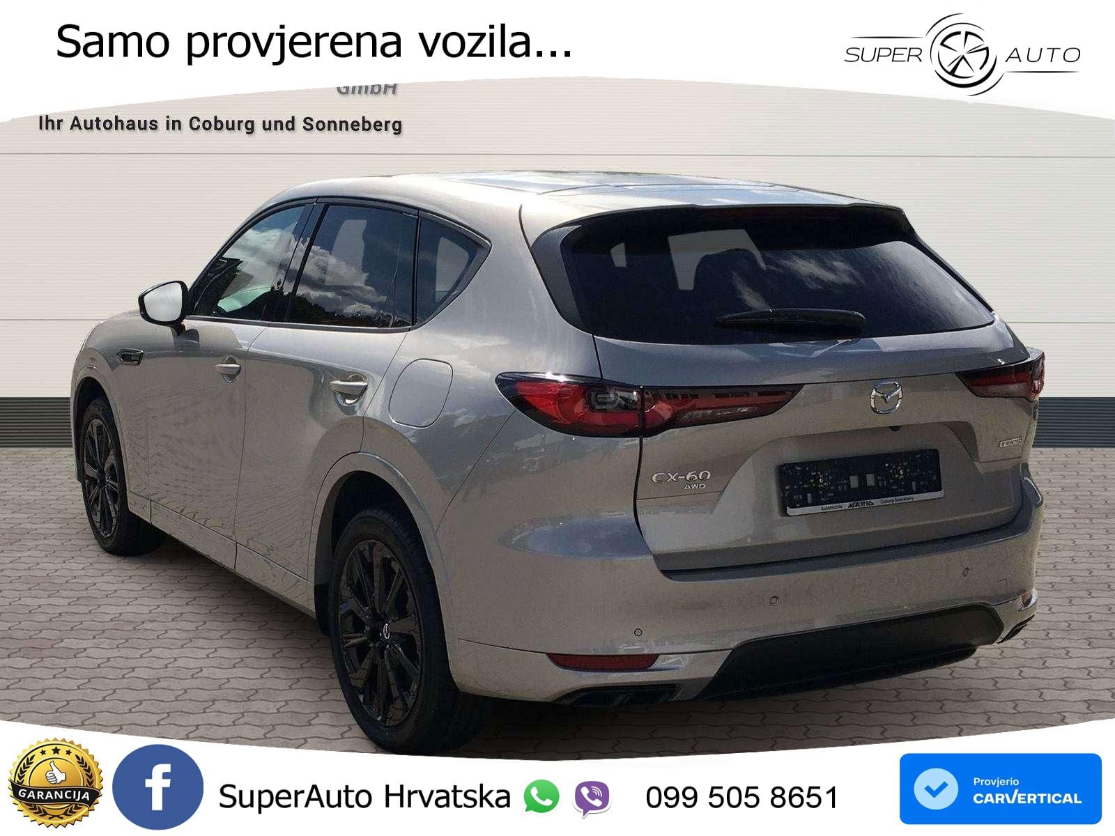 Mazda CX-60 3.3 e-Skyactiv D (254 KS) AWD Automatic LED+GR SJED+ACC