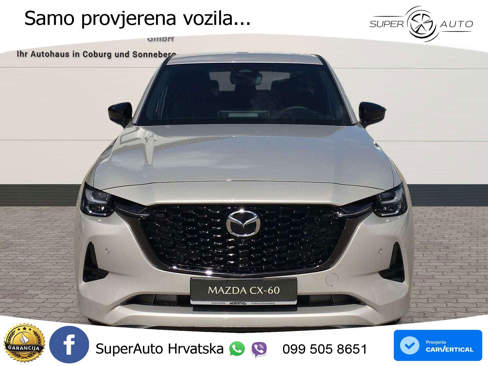 Mazda CX-60 3.3 e-Skyactiv D (254 KS) AWD Automatic LED+GR SJED+ACC
