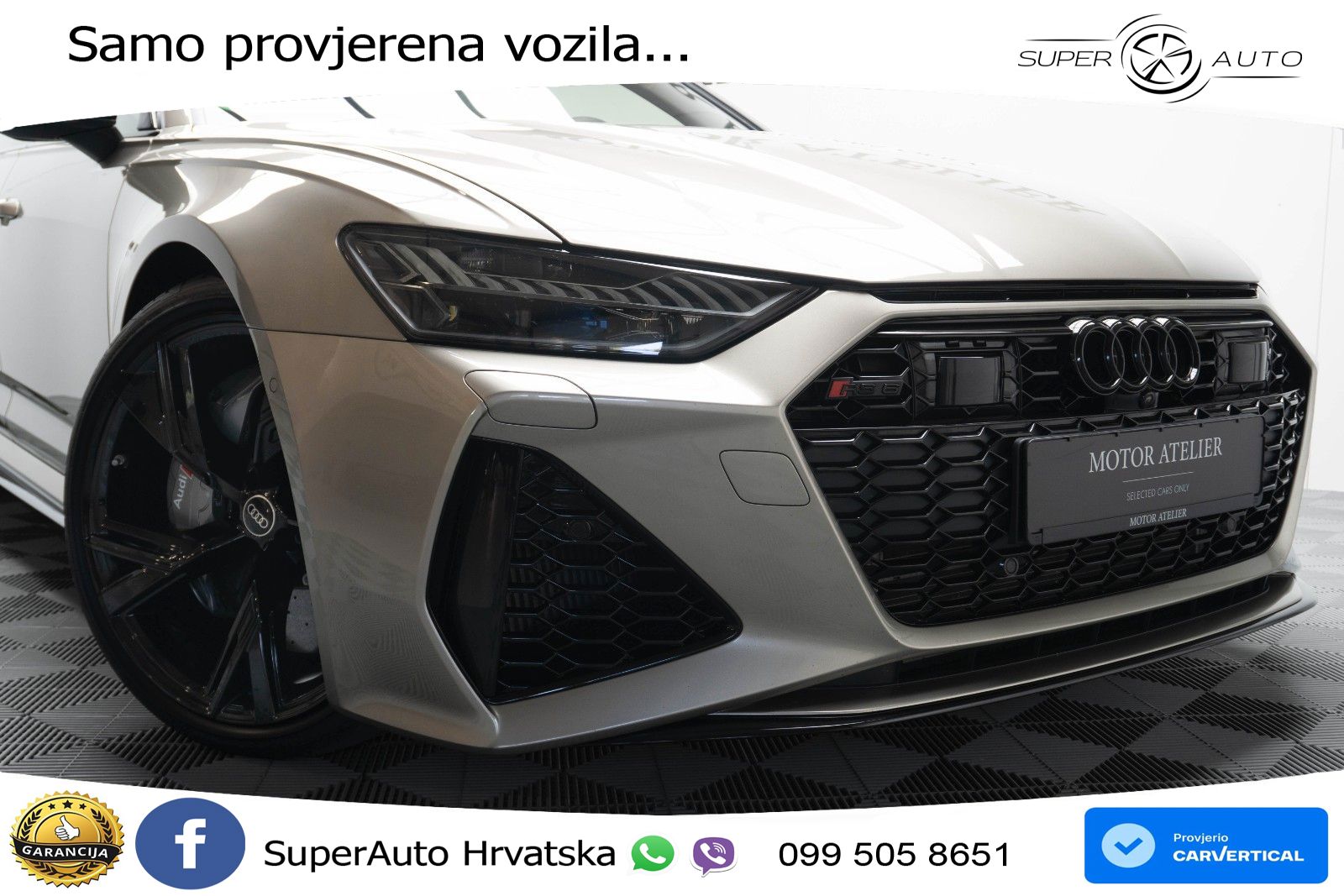 Audi RS6 Avant 4.0 TFSI V8 (600 KS) quattro Tiptronic LED+GR SJED+ACC