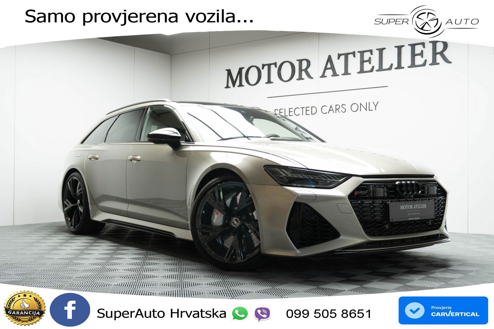 Audi RS6 Avant 4.0 TFSI V8 (600 KS) quattro Tiptronic LED+GR SJED+ACC