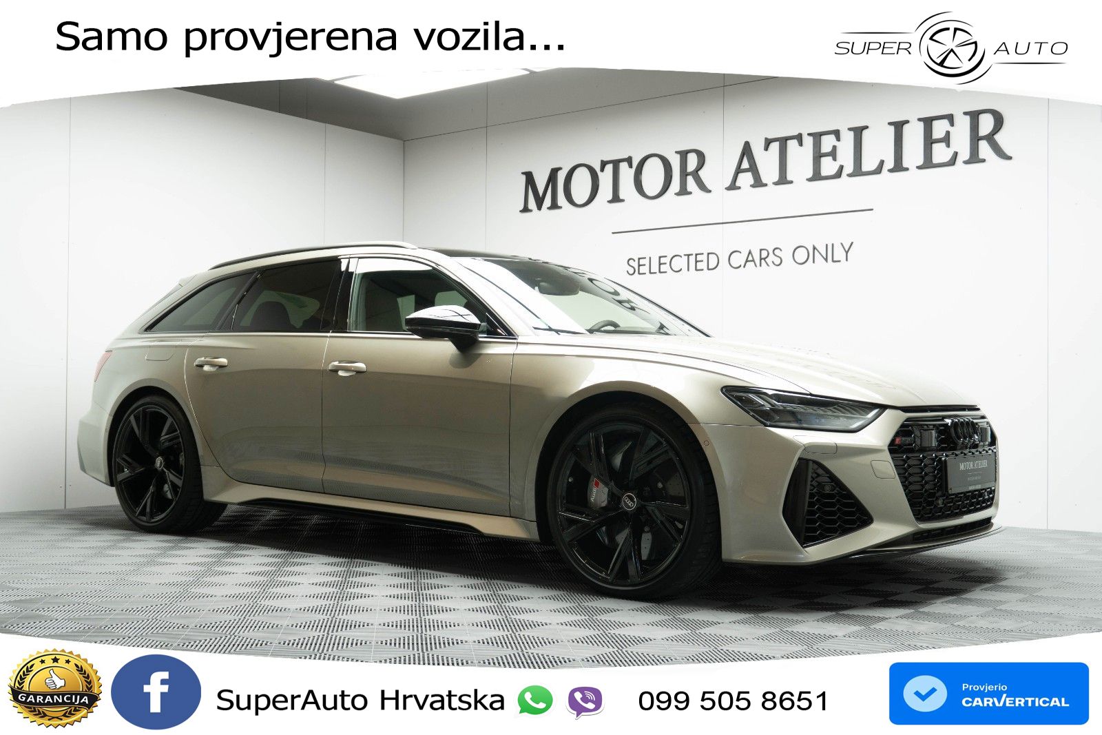 Audi RS6 Avant 4.0 TFSI V8 (600 KS) quattro Tiptronic LED+GR SJED+ACC
