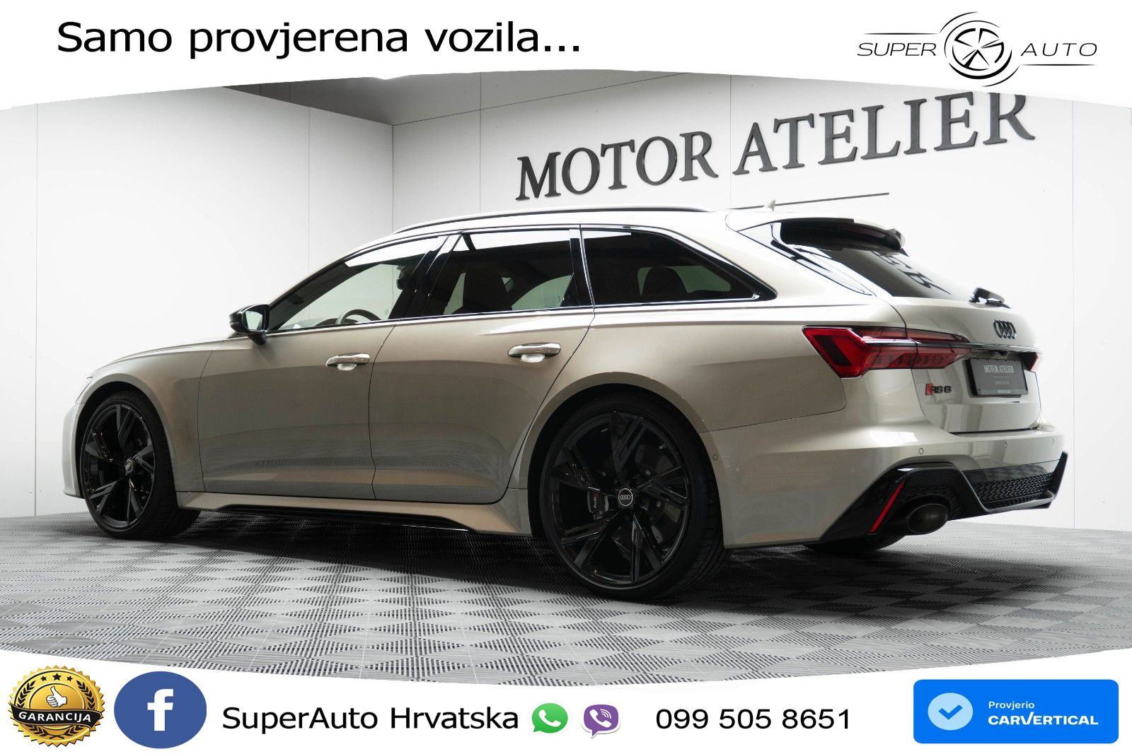 Audi RS6 Avant 4.0 TFSI V8 (600 KS) quattro Tiptronic LED+GR SJED+ACC