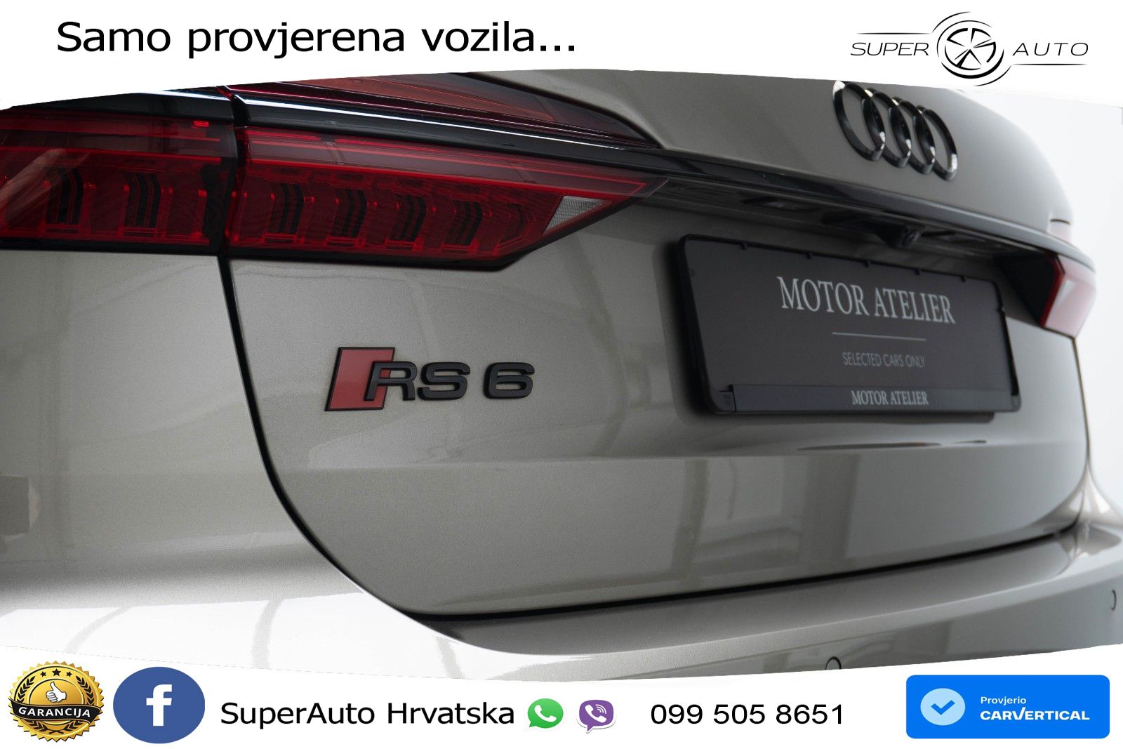 Audi RS6 Avant 4.0 TFSI V8 (600 KS) quattro Tiptronic LED+GR SJED+ACC