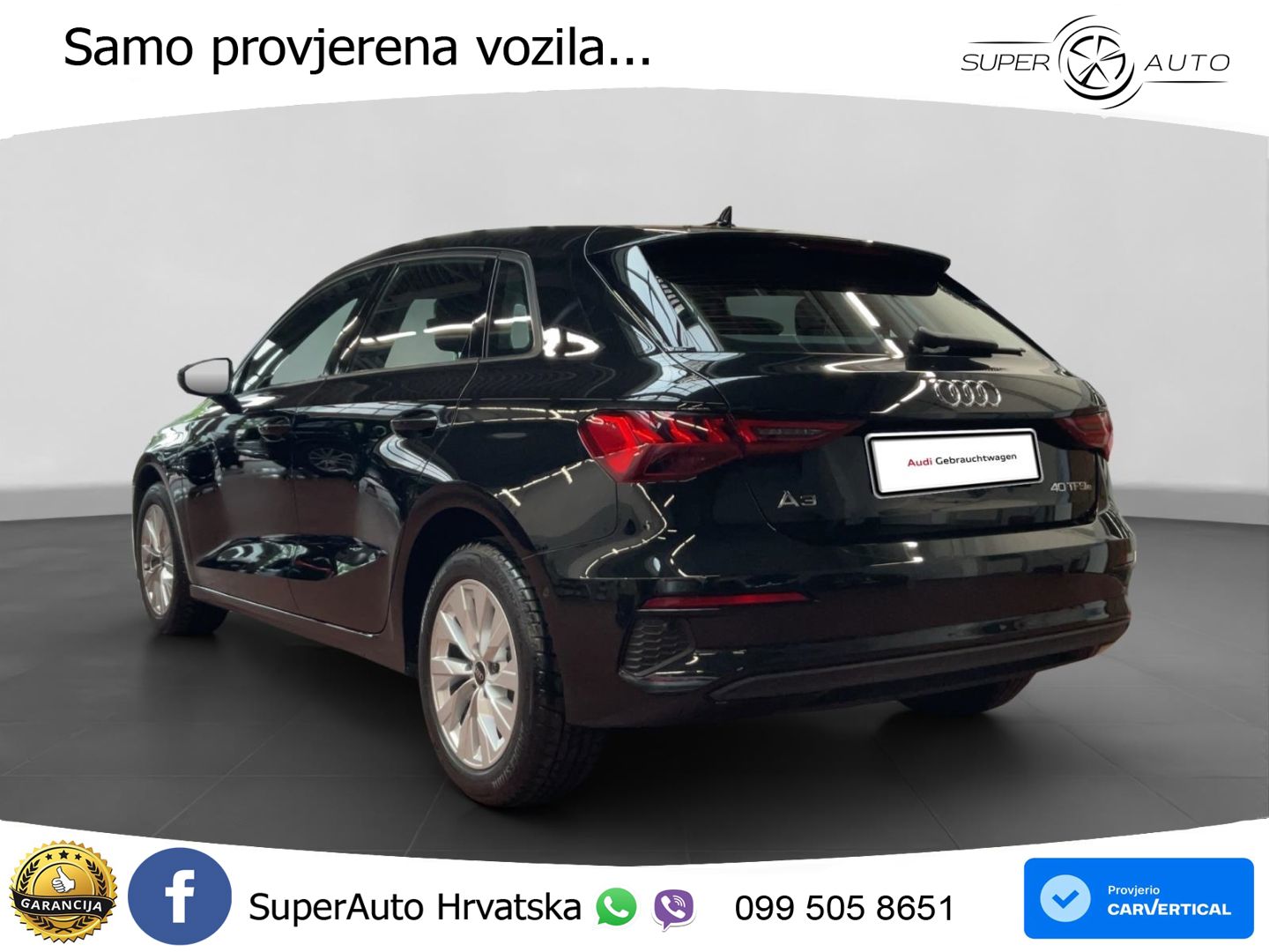 Audi A3 40 TFSIe (204 KS) S tronic LED+GR SJED+ACC