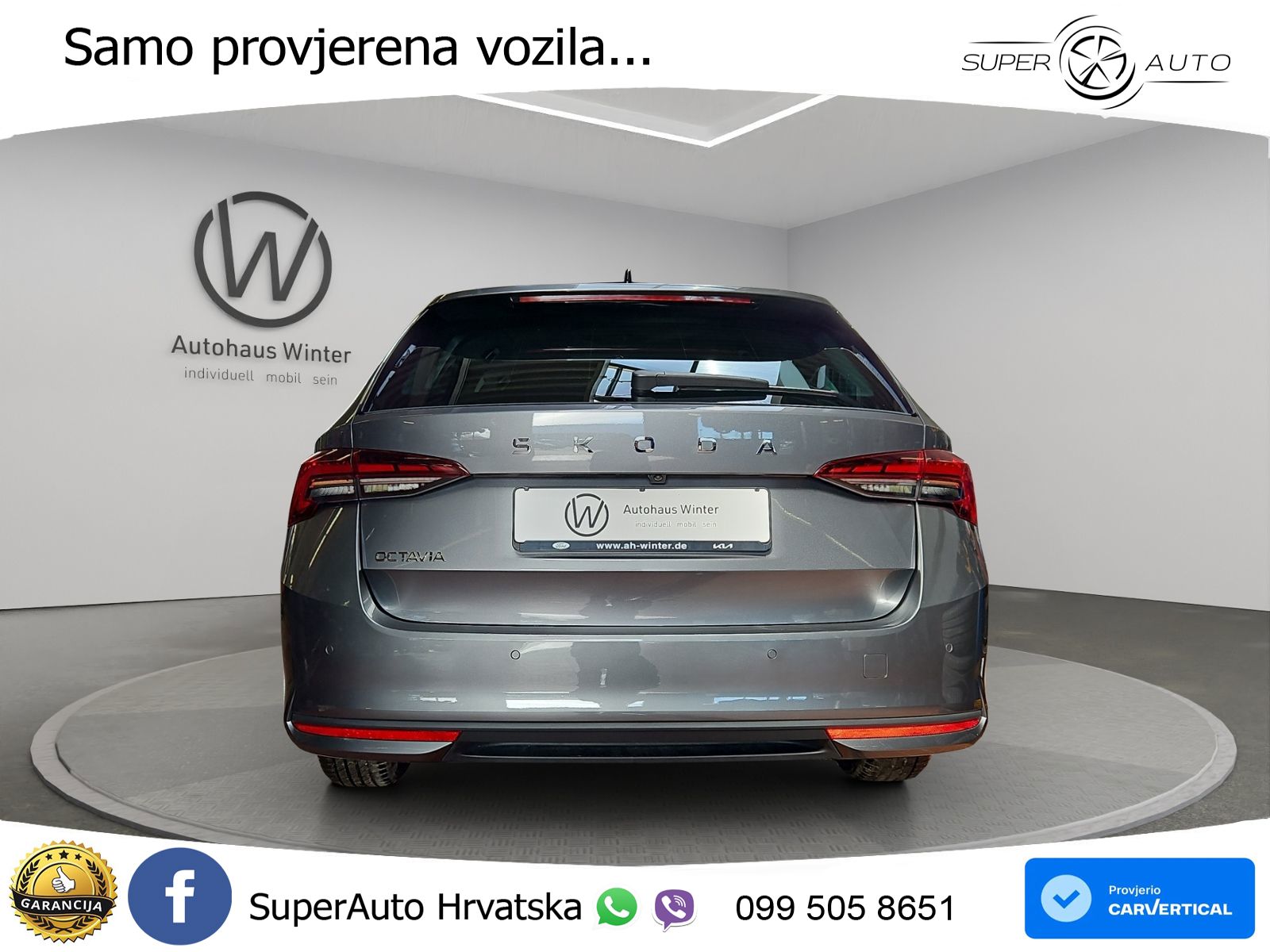Škoda Octavia Combi 2.0 TDI (150 KS) DSG Selection LED+GR SJED+ACC