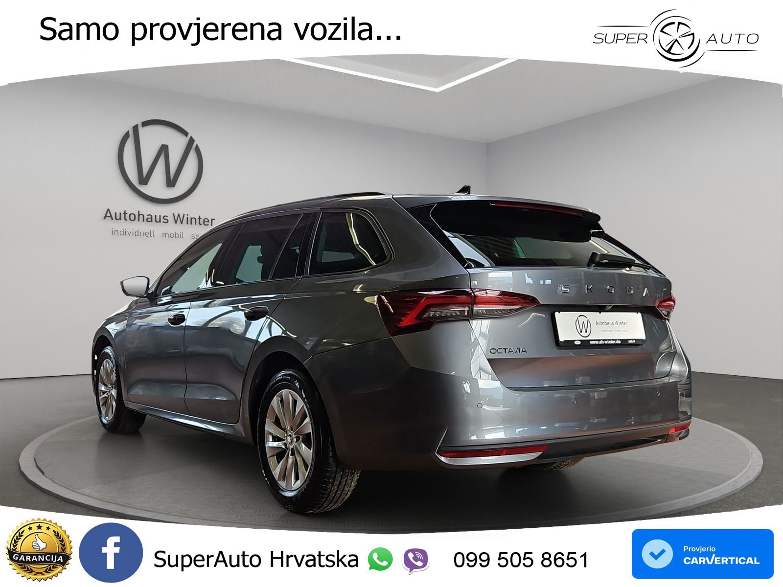 Škoda Octavia Combi 2.0 TDI (150 KS) DSG Selection LED+GR SJED+ACC