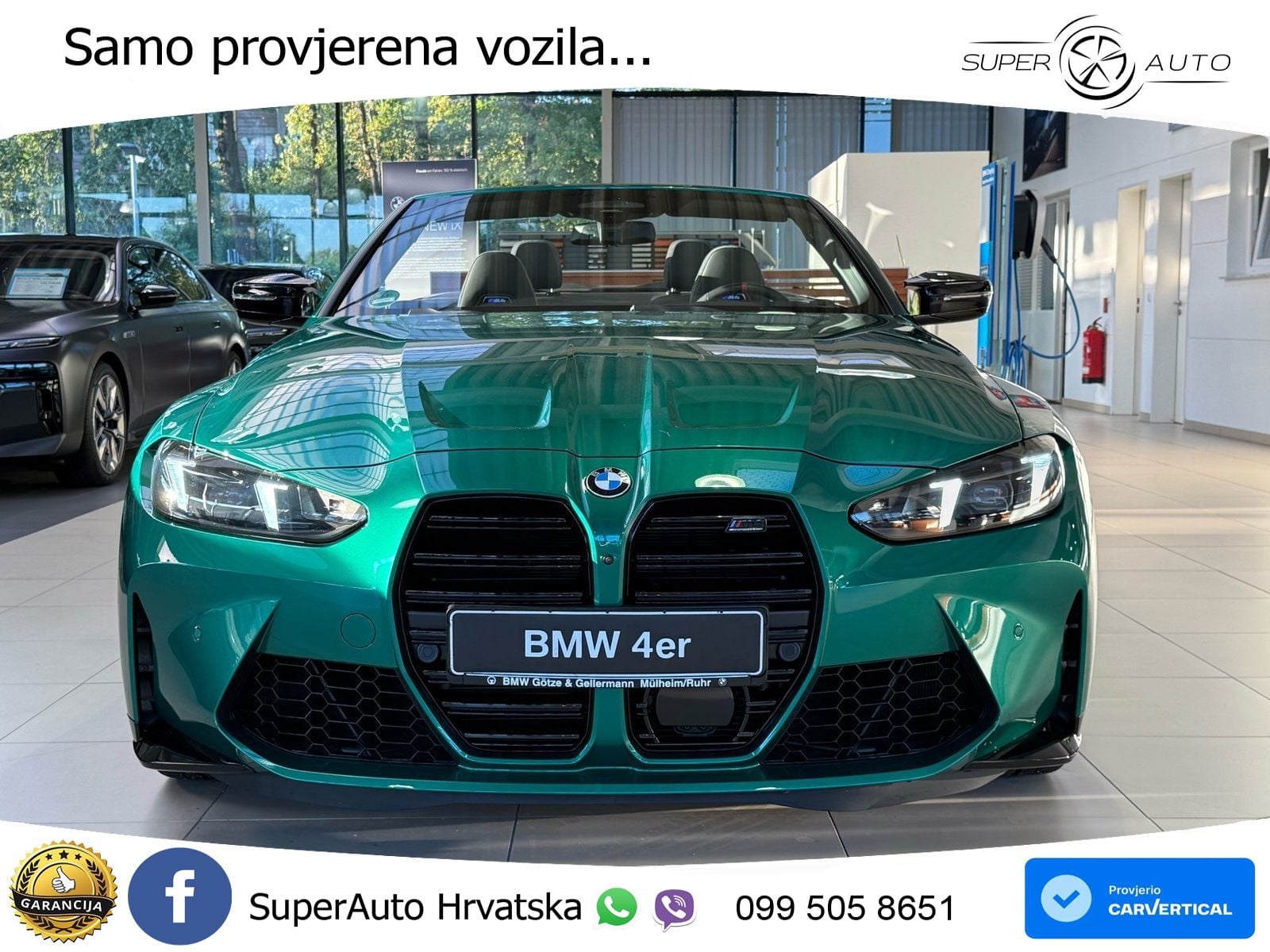 BMW M4 Convertible Competition 3.0 (530 KS) xDrive Steptronic LED+GR SJED+ACC