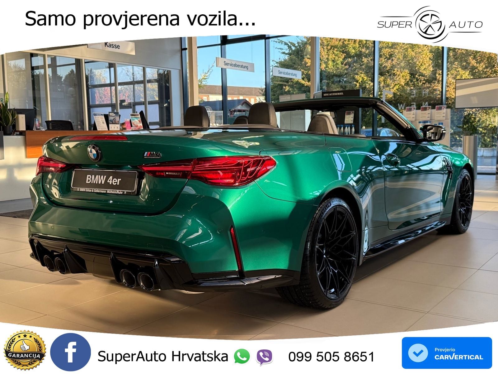 BMW M4 Convertible Competition 3.0 (530 KS) xDrive Steptronic LED+GR SJED+ACC