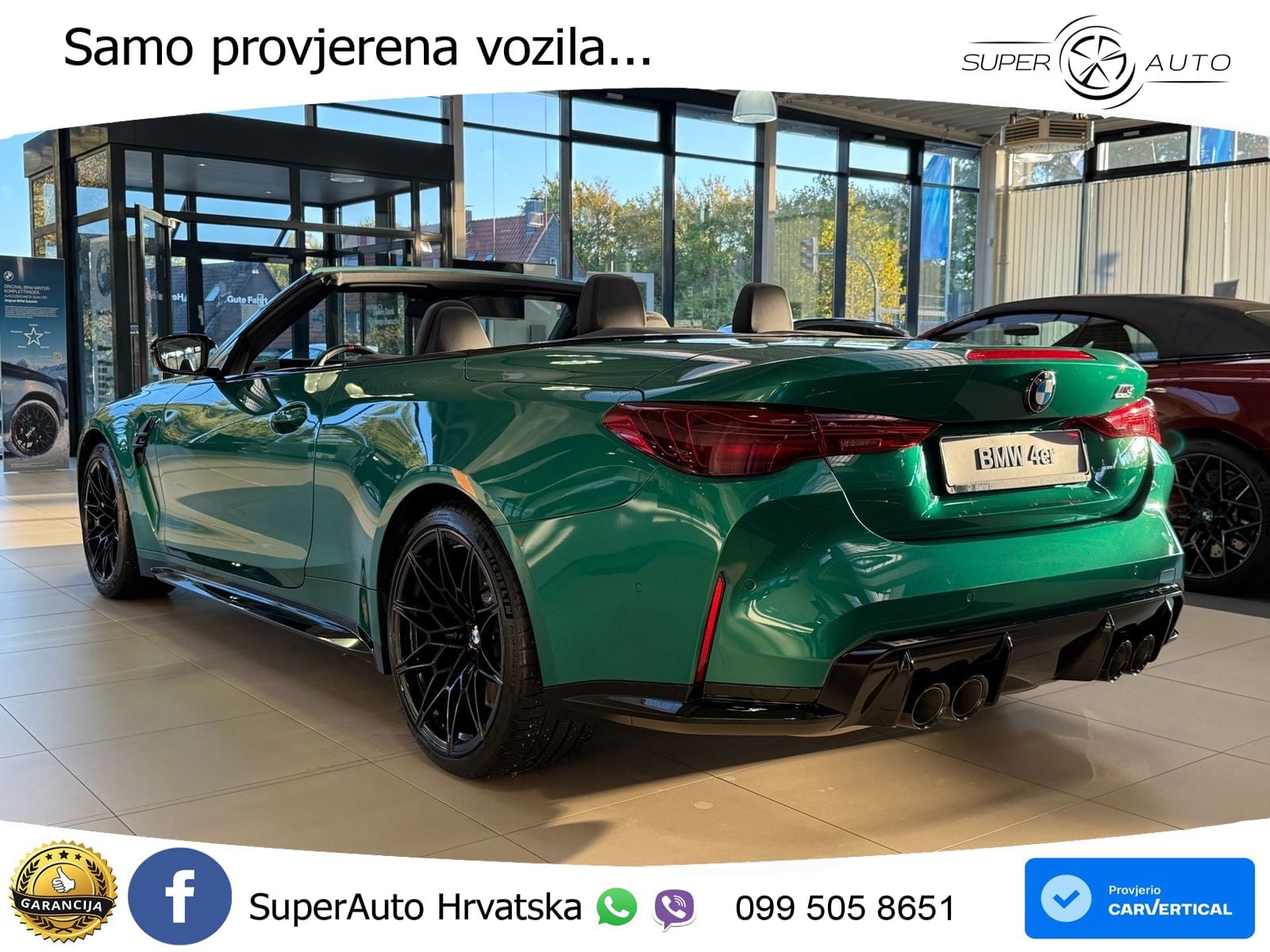 BMW M4 Convertible Competition 3.0 (530 KS) xDrive Steptronic LED+GR SJED+ACC