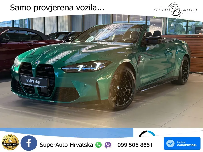 BMW M4 Convertible Competition 3.0 (530 KS) xDrive Steptronic LED+GR SJED+ACC