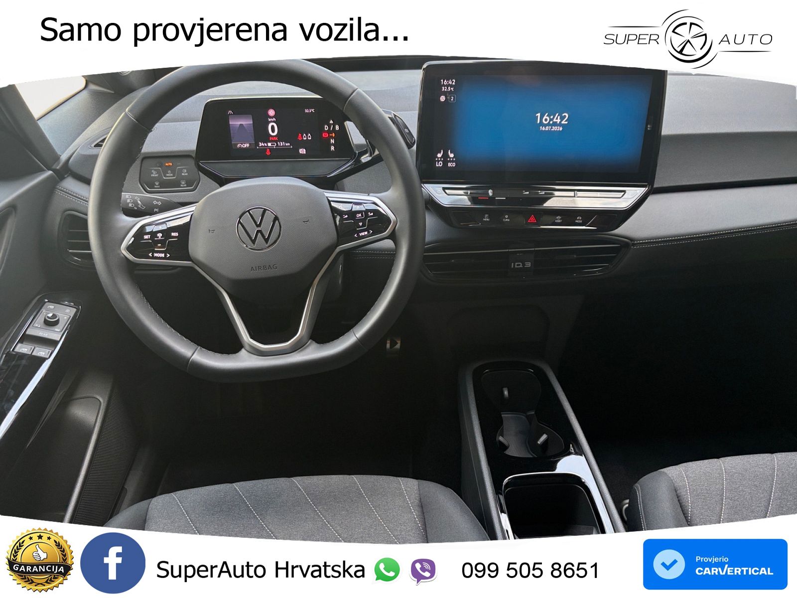 Volkswagen ID.3 Pro 62 kWh (204 KS) LED+GR SJED+ACC