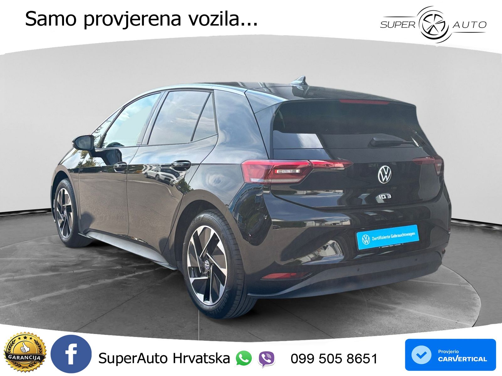 Volkswagen ID.3 Pro 62 kWh (204 KS) LED+GR SJED+ACC