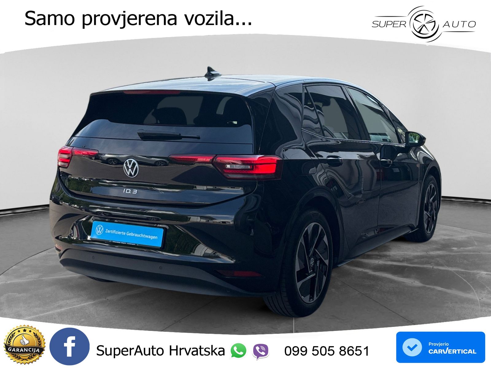 Volkswagen ID.3 Pro 62 kWh (204 KS) LED+GR SJED+ACC