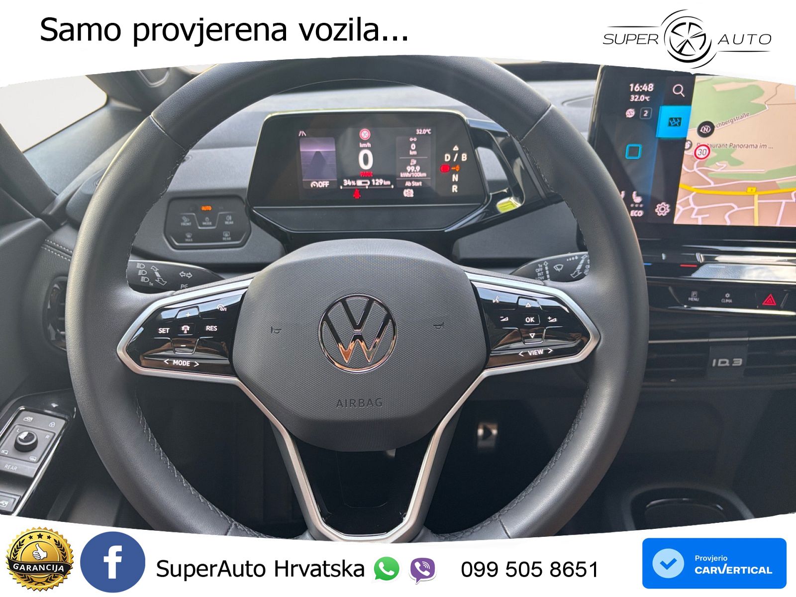 Volkswagen ID.3 Pro 62 kWh (204 KS) LED+GR SJED+ACC