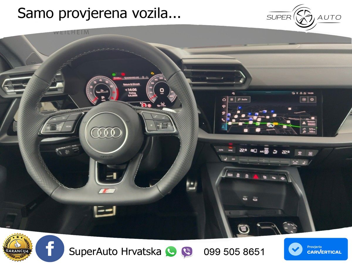 Audi A3 35 TFSI (150 KS) S tronic S line LED+GR SJED+ACC