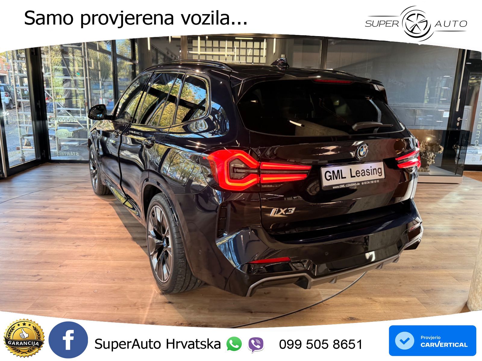 BMW iX3 80 kWh (286 KS) LED+GR SJED+ACC