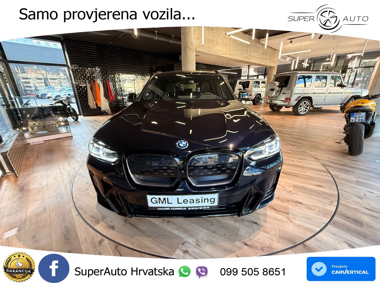 BMW iX3 80 kWh (286 KS) LED+GR SJED+ACC