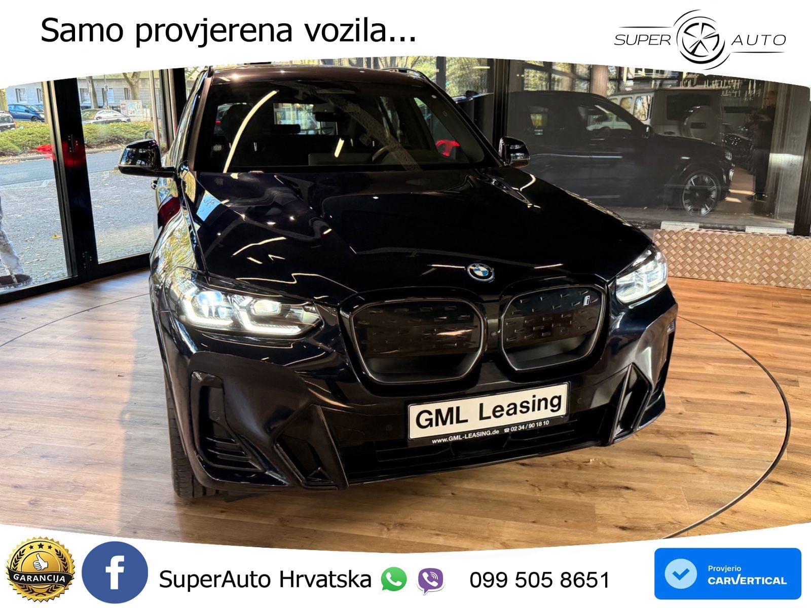 BMW iX3 80 kWh (286 KS) LED+GR SJED+ACC