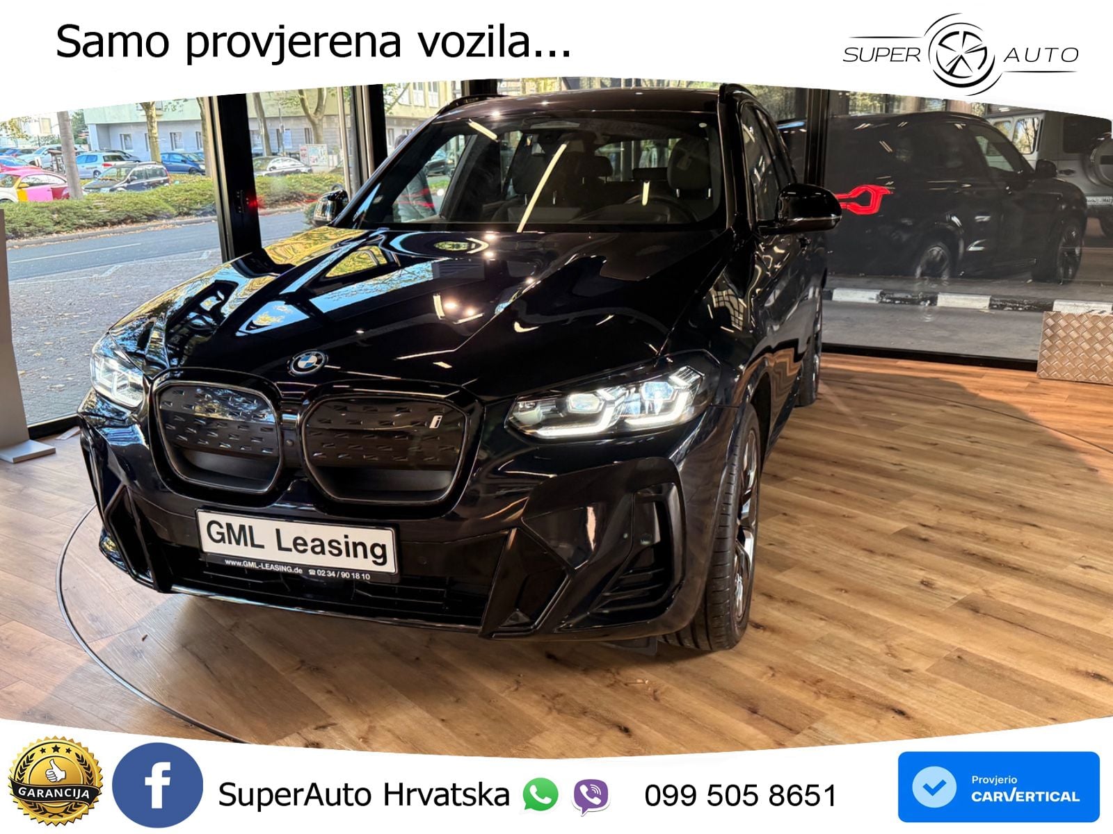 BMW iX3 80 kWh (286 KS) LED+GR SJED+ACC
