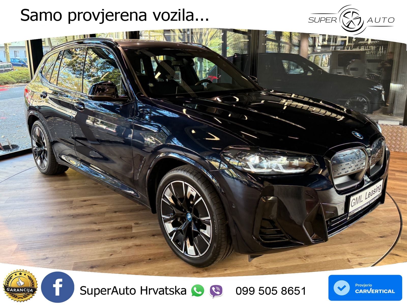 BMW iX3 80 kWh (286 KS) LED+GR SJED+ACC
