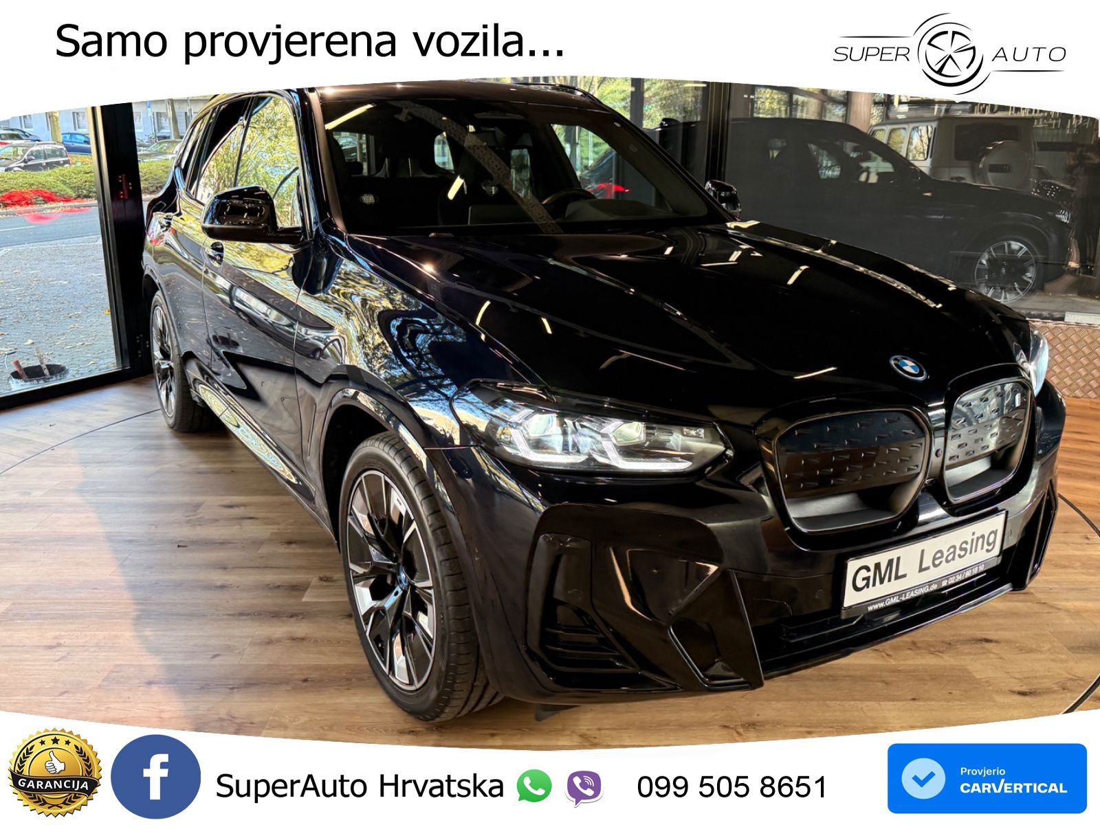 BMW iX3 80 kWh (286 KS) LED+GR SJED+ACC