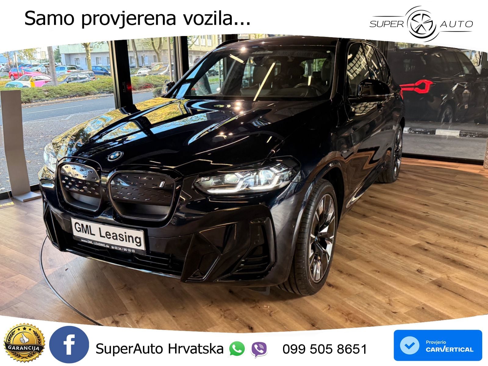 BMW iX3 80 kWh (286 KS) LED+GR SJED+ACC
