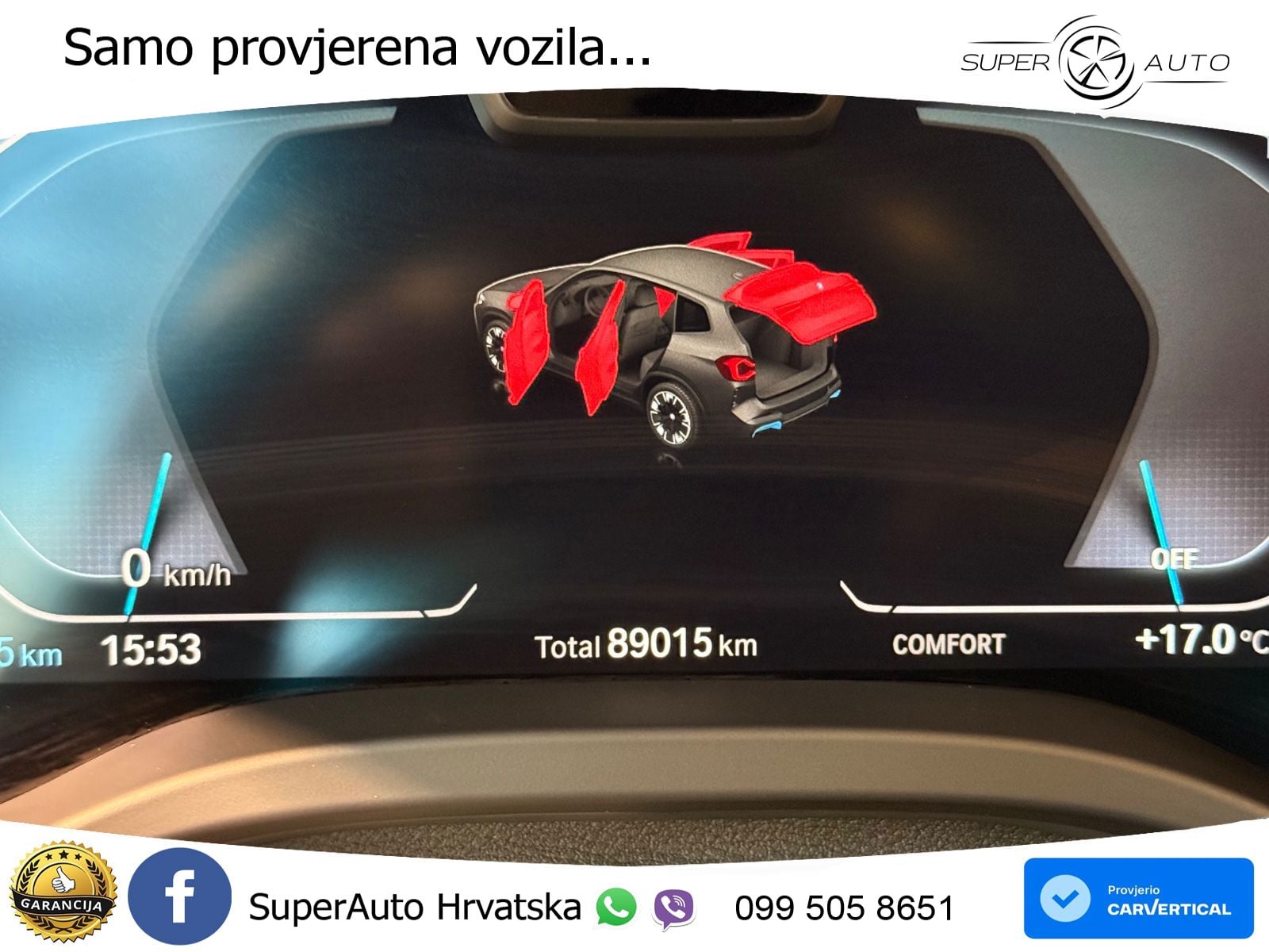 BMW iX3 80 kWh (286 KS) LED+GR SJED+ACC