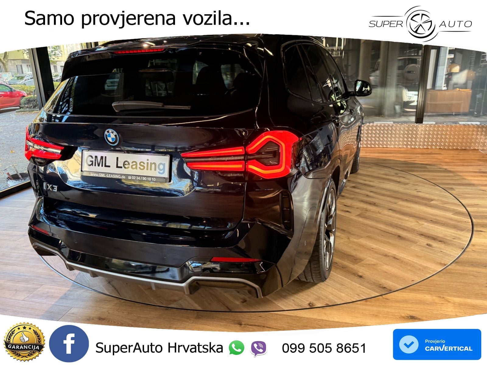 BMW iX3 80 kWh (286 KS) LED+GR SJED+ACC