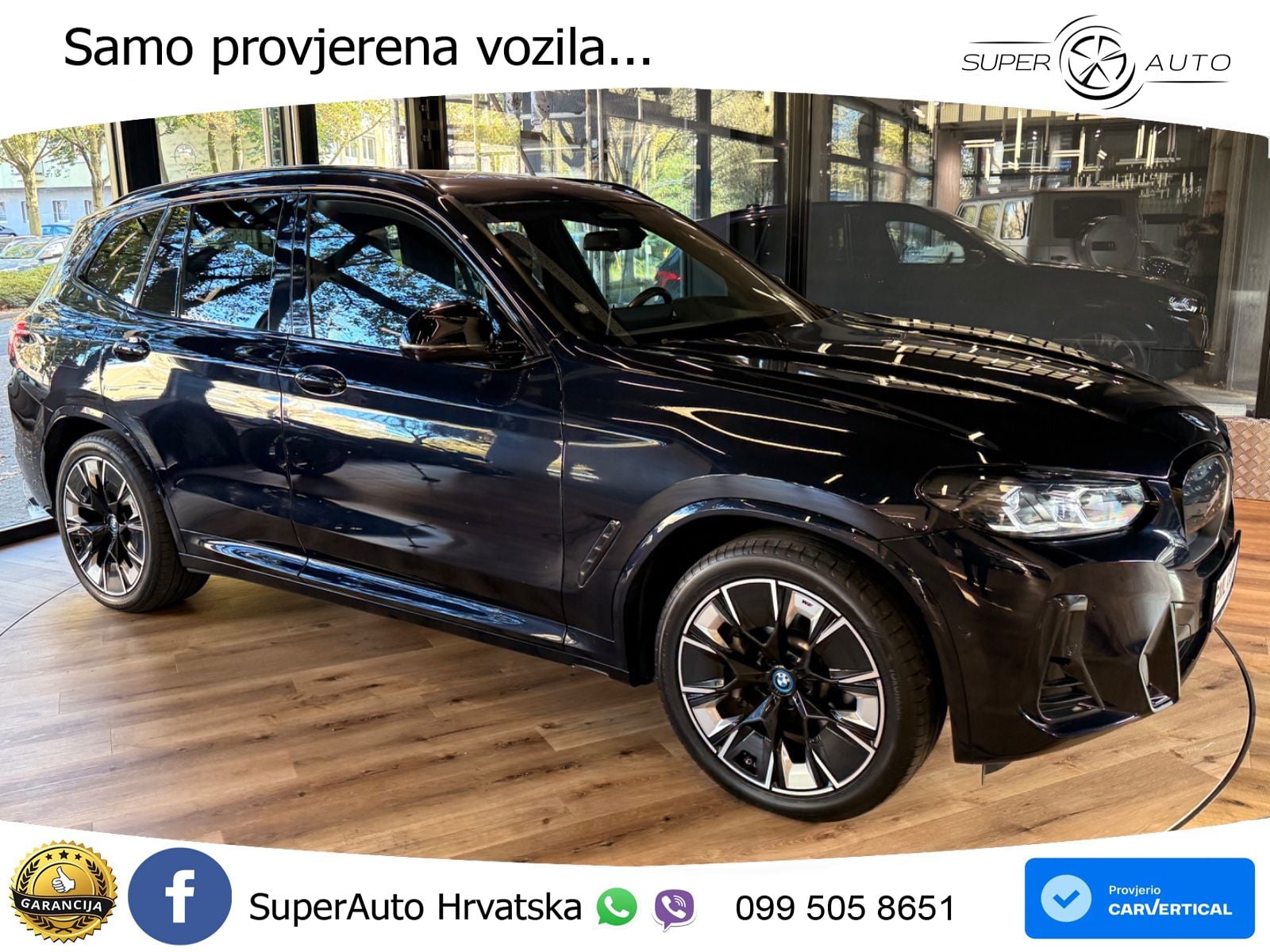 BMW iX3 80 kWh (286 KS) LED+GR SJED+ACC