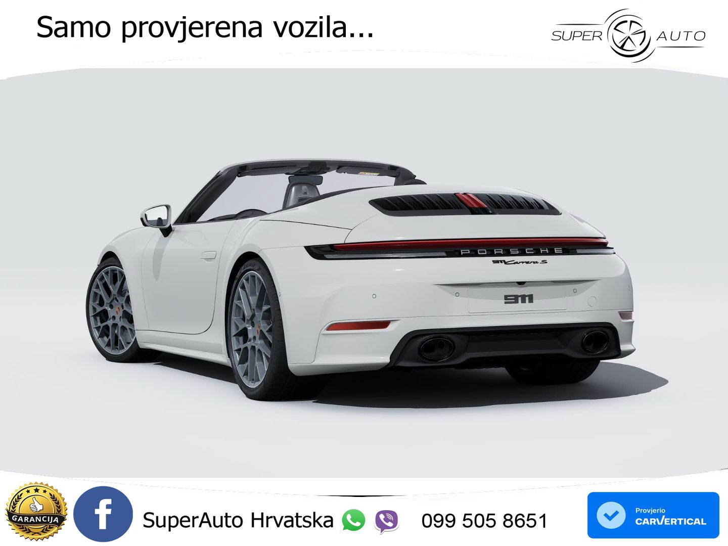 Porsche 911 Carrera GTS Cabriolet 3.0 (480 KS) PDK LED+GR SJED+ACC