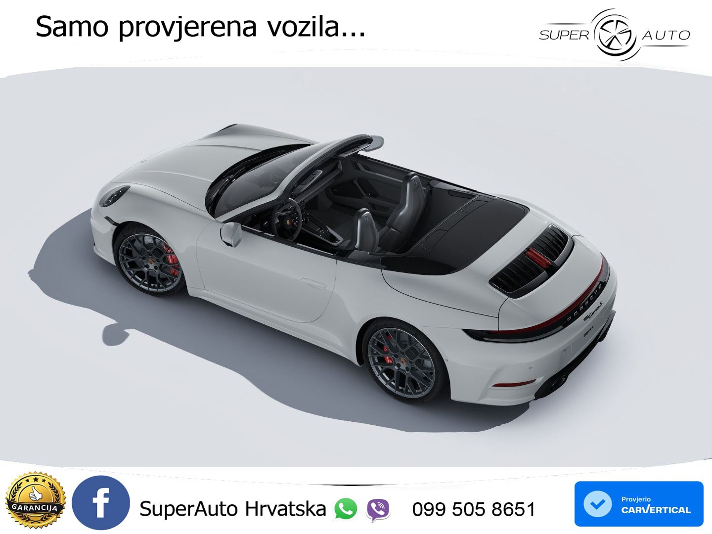 Porsche 911 Carrera GTS Cabriolet 3.0 (480 KS) PDK LED+GR SJED+ACC