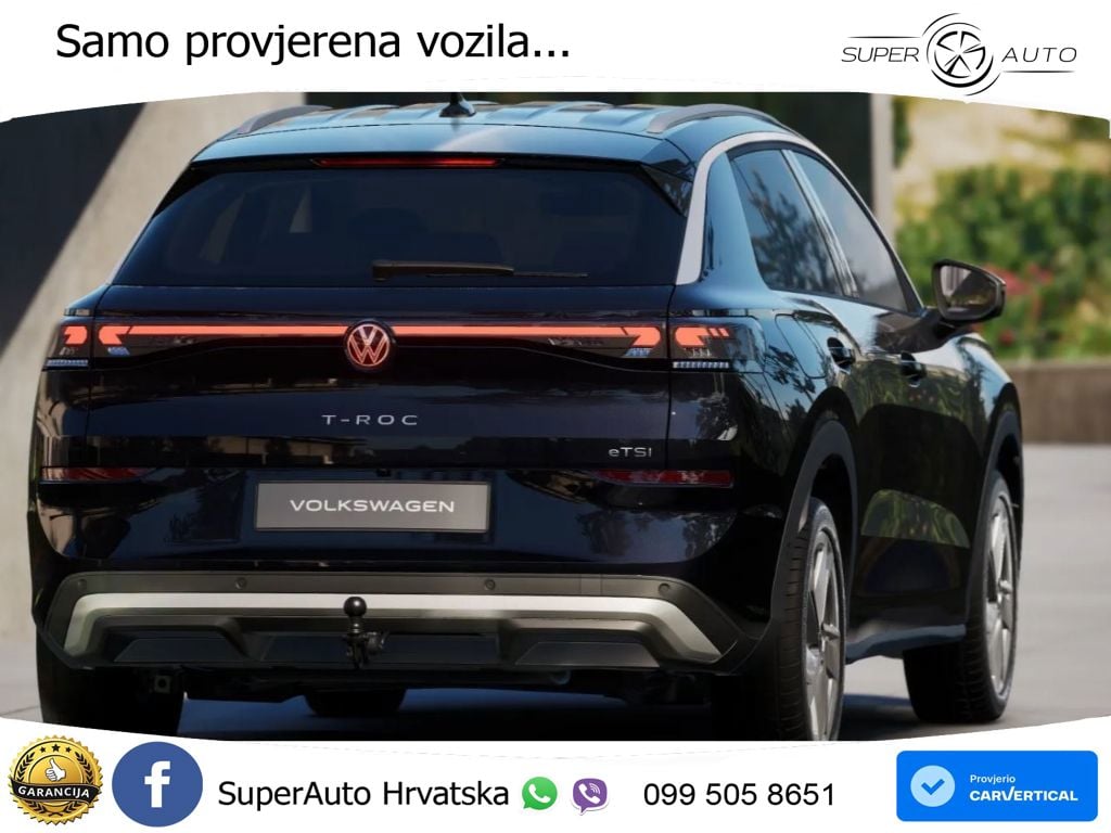 Volkswagen T-Roc 1.5 eTSI (150 KS)  DSG LED+GR SJED+ACC