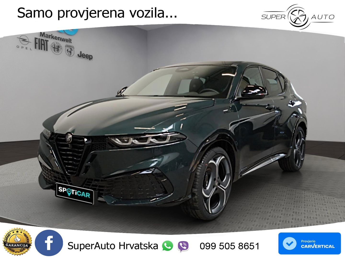 Alfa Romeo Tonale 1.5 VGT (174 KS) Hybrid TCT LED+GR SJED+ACC