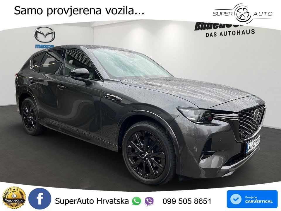 Mazda CX-60 3.3 e-Skyactiv D (254 KS) AWD Automatic LED+ACC