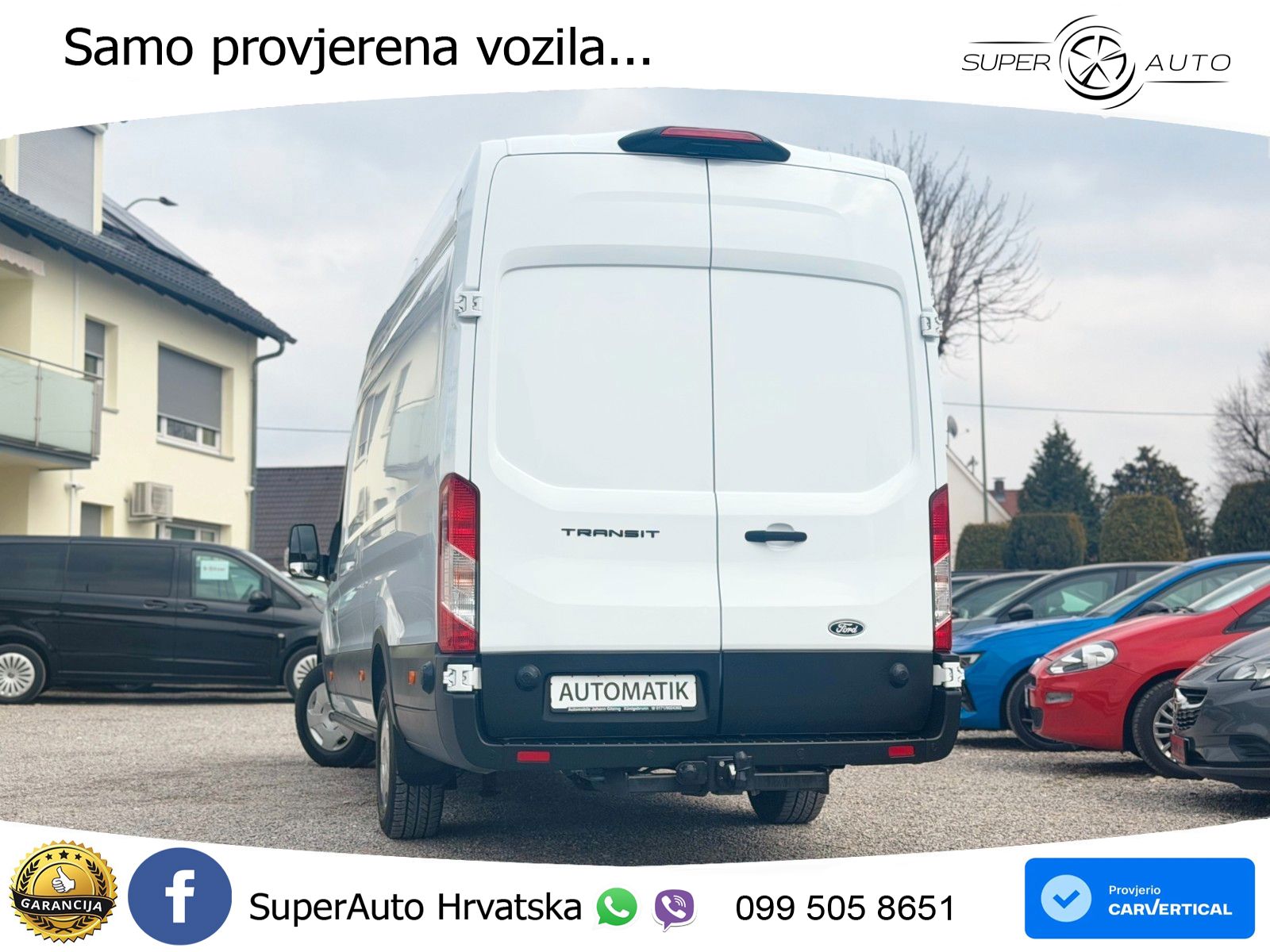 Ford TRANSIT 350 TREND L4H3 AUTOMATIK RFK SHZ AHK AIR 165 KS