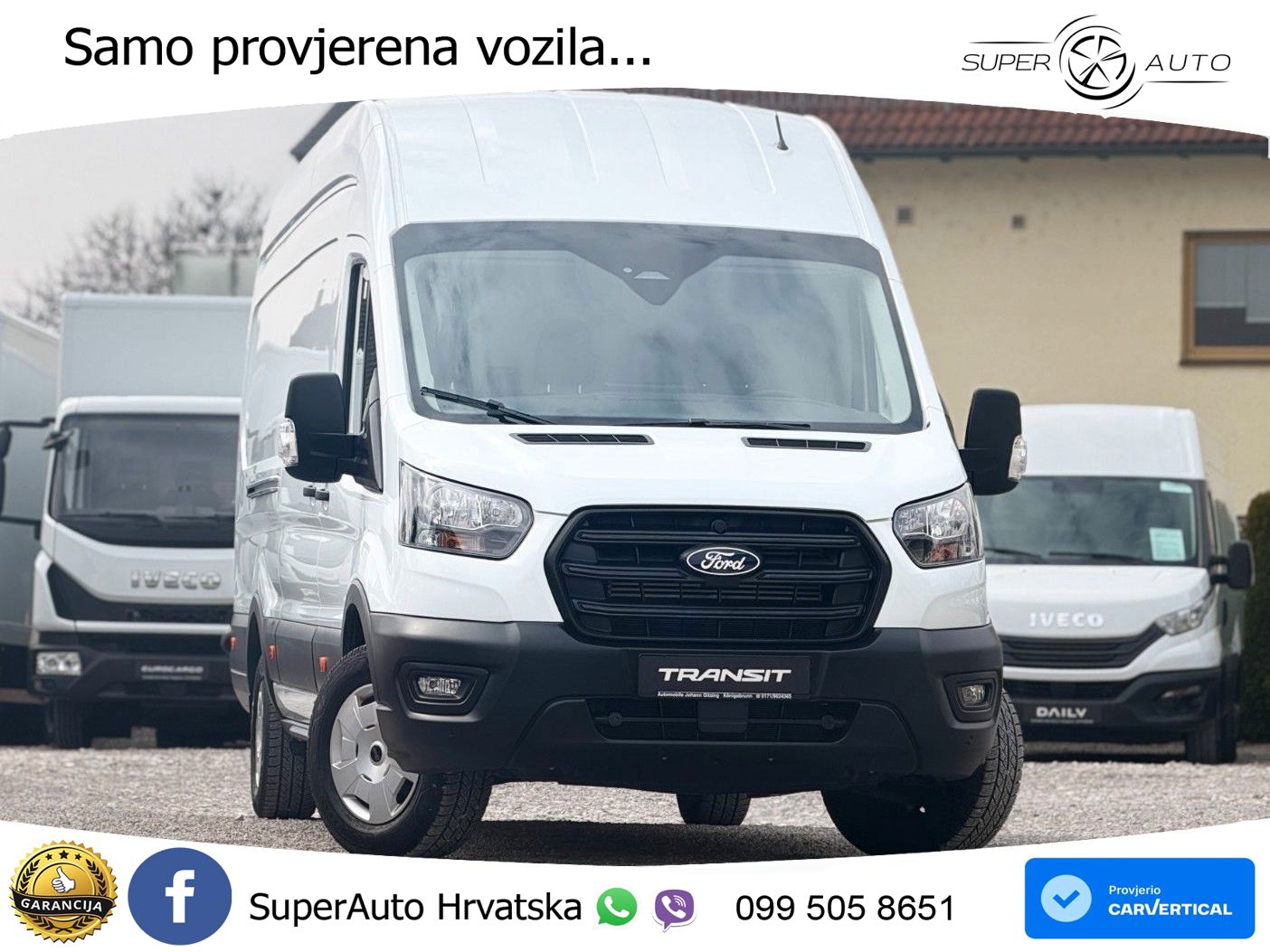 Ford TRANSIT 350 TREND L4H3 AUTOMATIK RFK SHZ AHK AIR 165 KS