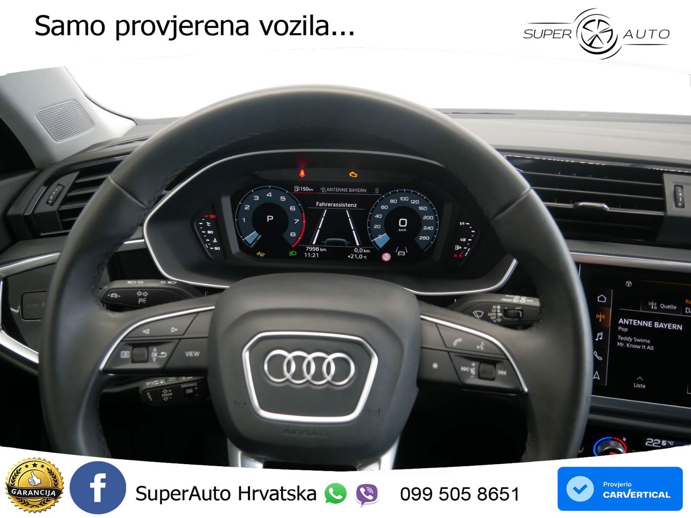 Audi Q3 35 TFSI (150 KS) S tronic advanced LED+GR SJED+ACC