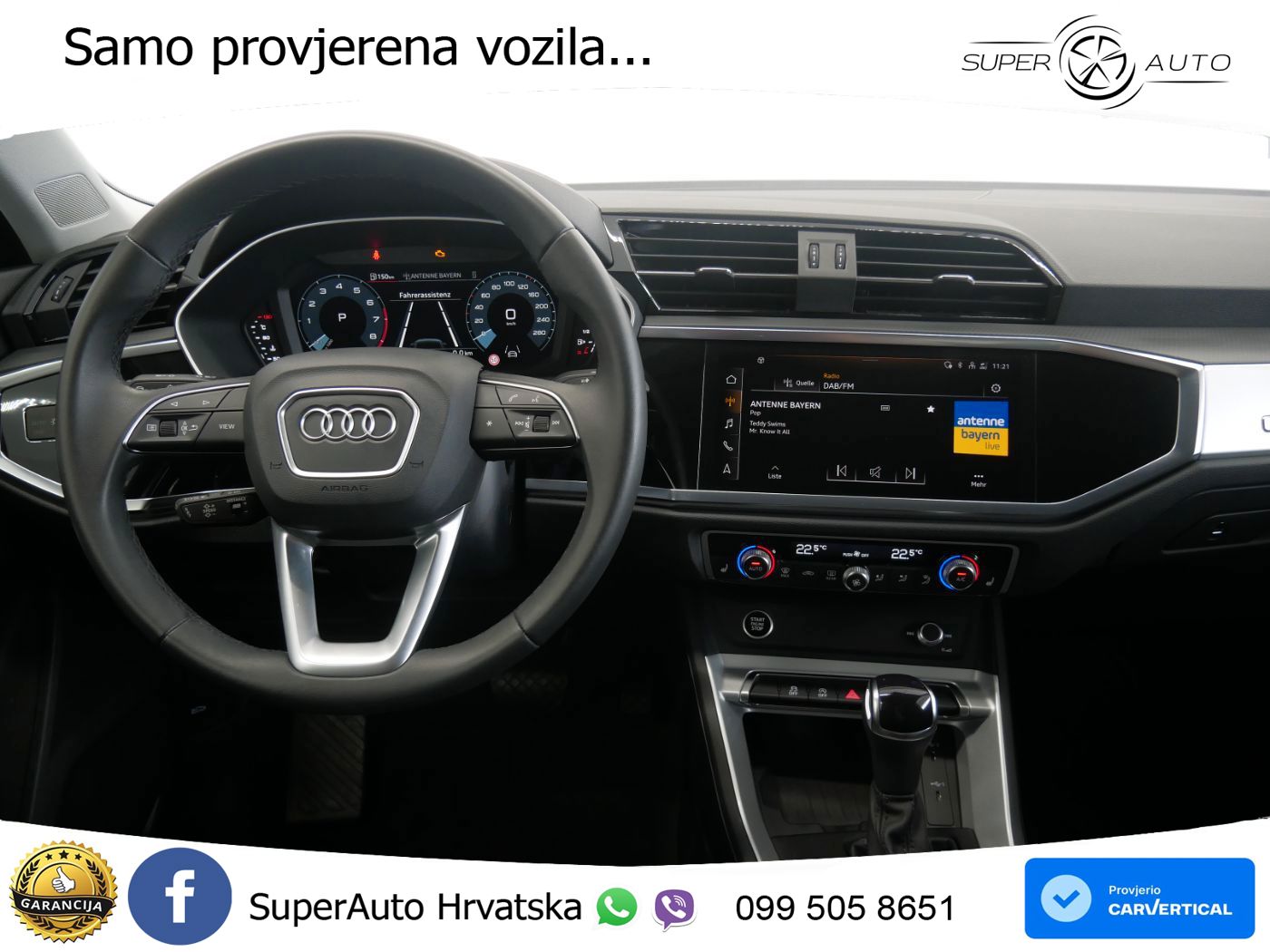 Audi Q3 35 TFSI (150 KS) S tronic advanced LED+GR SJED+ACC