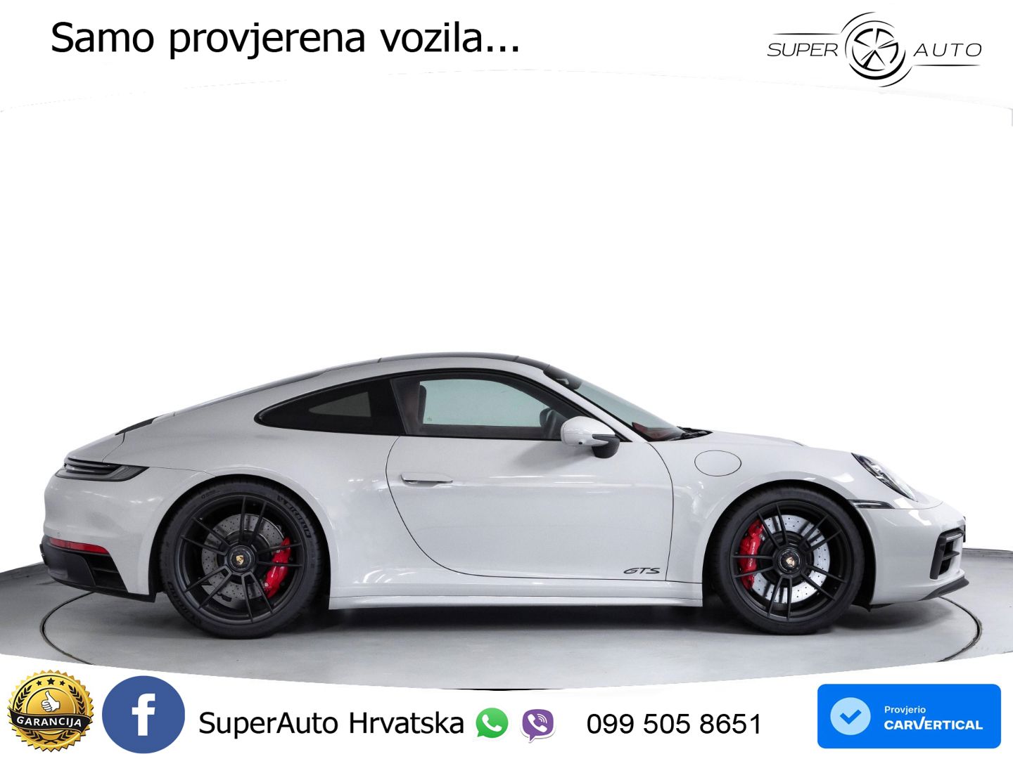 Porsche 911 Carrera 4 GTS 3.0 (480 KS) PDK LED+GR SJED+ACC