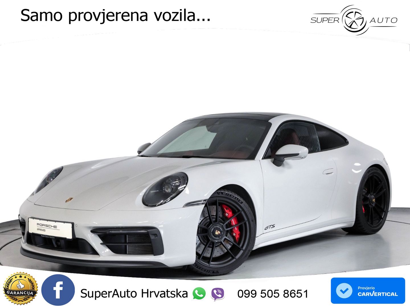 Porsche 911 Carrera 4 GTS 3.0 (480 KS) PDK LED+GR SJED+ACC