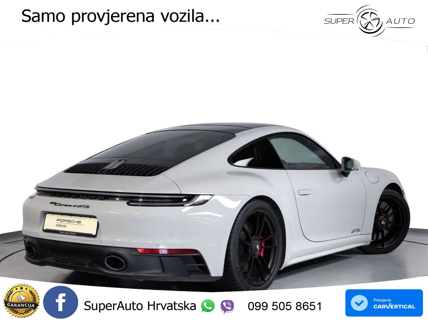 Porsche 911 Carrera 4 GTS 3.0 (480 KS) PDK LED+GR SJED+ACC