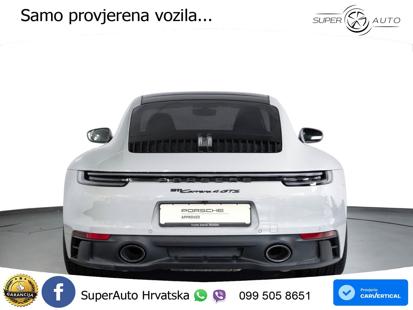 Porsche 911 Carrera 4 GTS 3.0 (480 KS) PDK LED+GR SJED+ACC