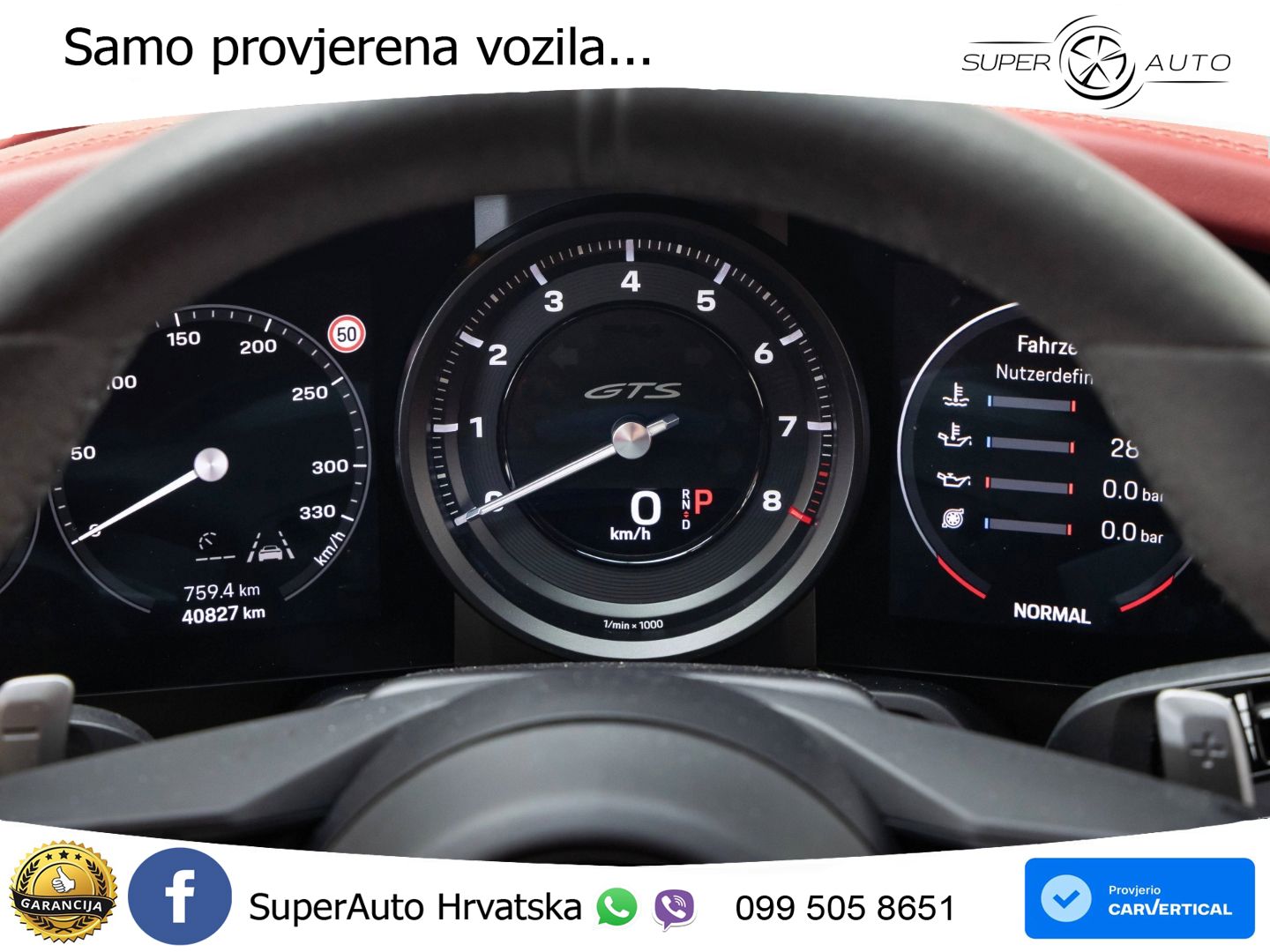 Porsche 911 Carrera 4 GTS 3.0 (480 KS) PDK LED+GR SJED+ACC