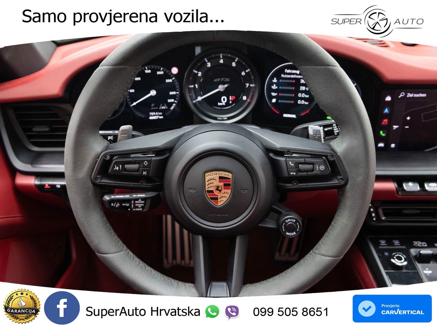 Porsche 911 Carrera 4 GTS 3.0 (480 KS) PDK LED+GR SJED+ACC