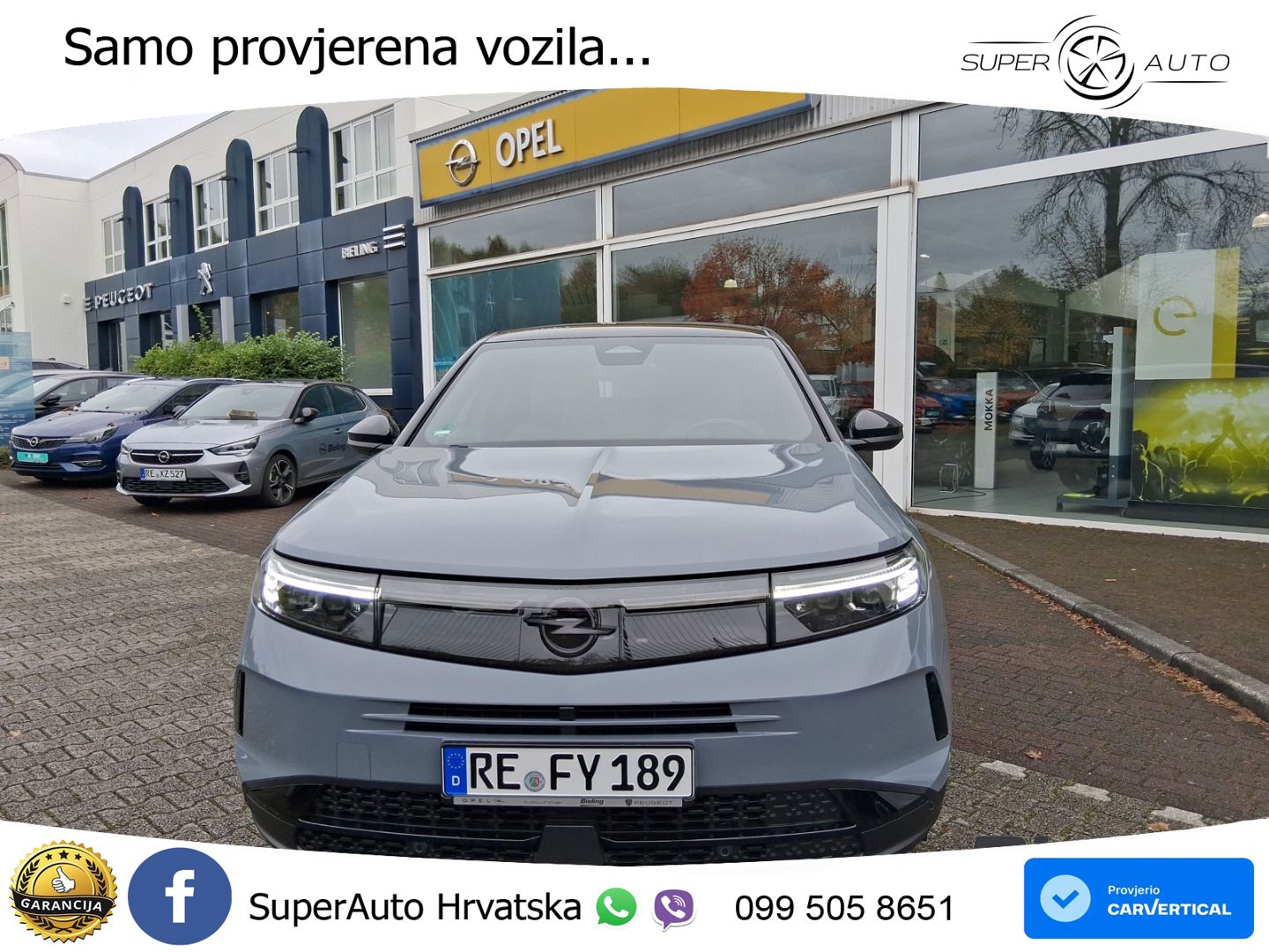Opel Grandland 1.2 Turbo (145 KS) Hybrid eDCT GS LED+GR SJED+ACC