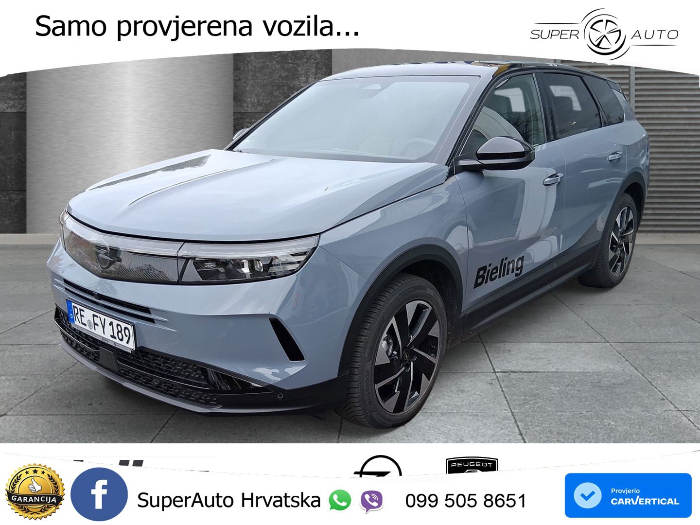 Opel Grandland 1.2 Turbo (145 KS) Hybrid eDCT GS LED+GR SJED+ACC
